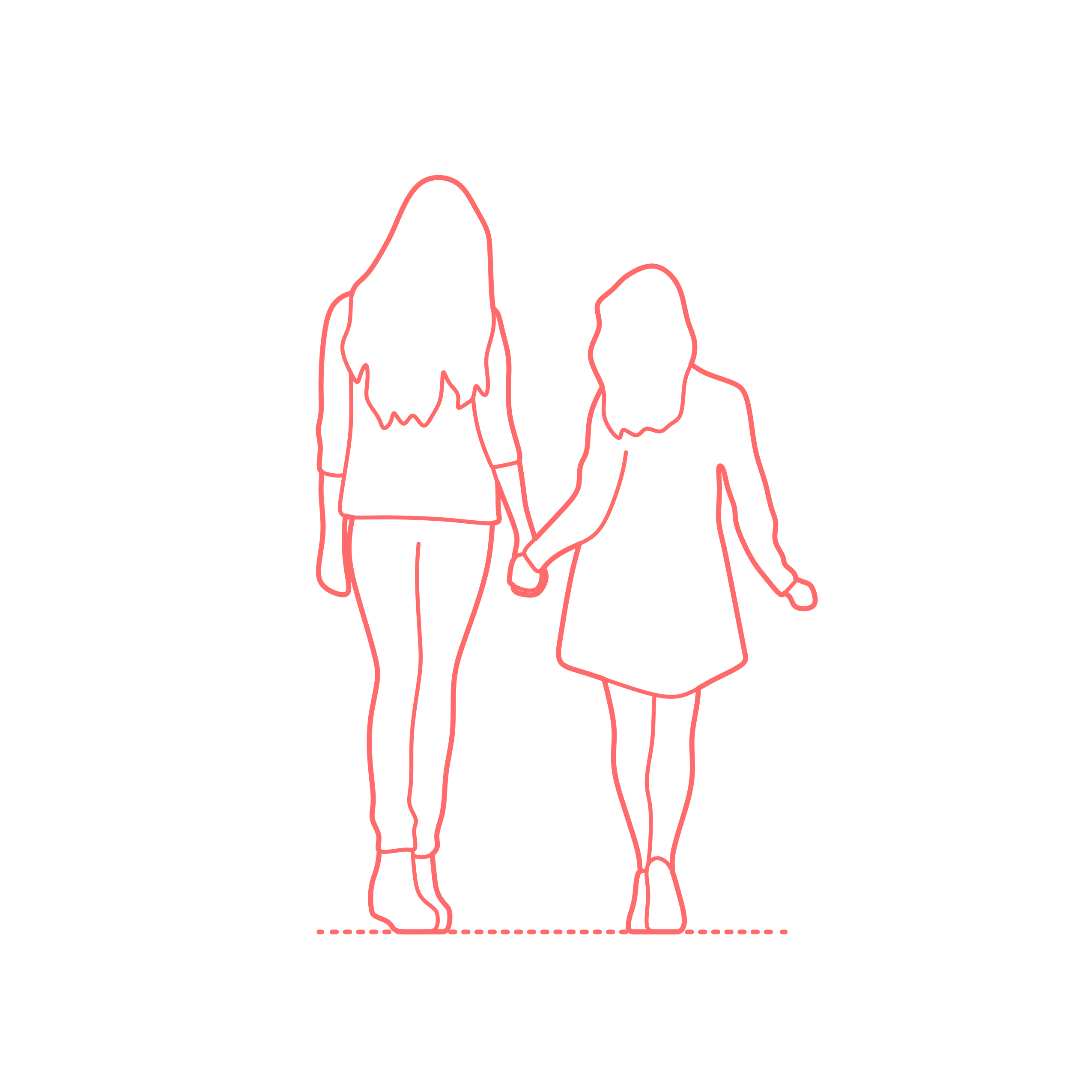 Humans Poses Holding Hands Young Adults Women Back Outline Svg Vector Free Vectors